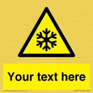 Custom Snowflake Sign